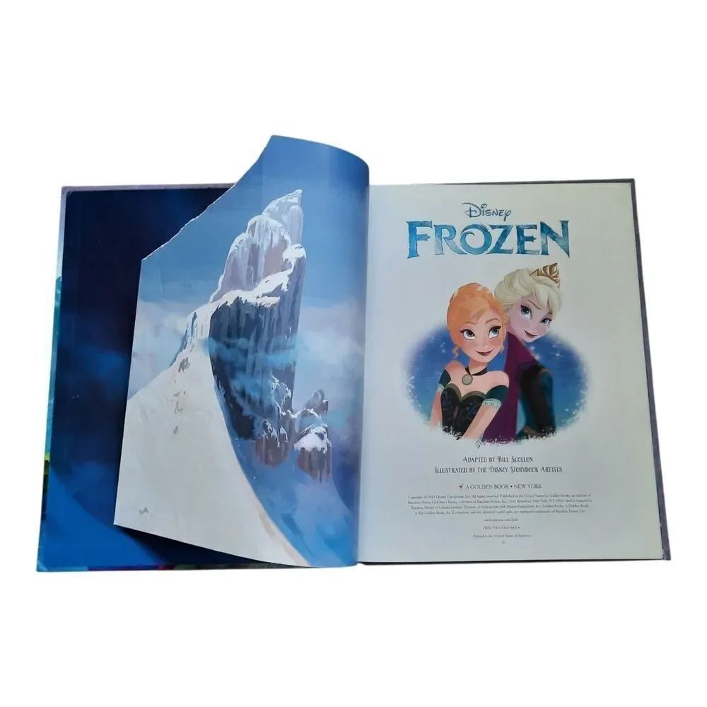 Disney Frozen Big Golden Book - Blue and Purple Cover - Picture 2 of 4